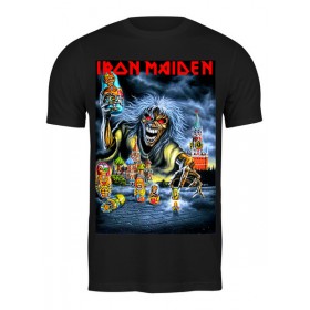 Мужская футболка с принтом Iron Maiden Band ,  |  | 