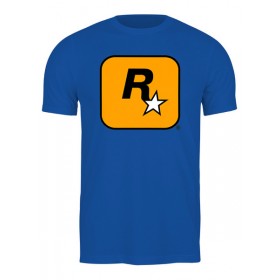 Мужская футболка с принтом Rockstar Games ,  |  | 