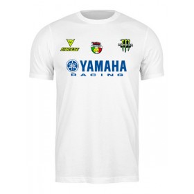 Мужская футболка с принтом Yamaha Racing ,  |  | 