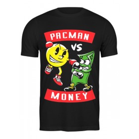 Мужская футболка с принтом Pacman x Money ,  |  | Тематика изображения на принте: 