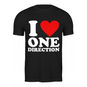 Мужская футболка с принтом One Direction ,  |  | 