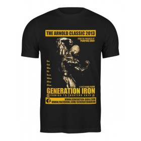 Мужская футболка с принтом Generation Iron / Поколение Железа ,  |  | 