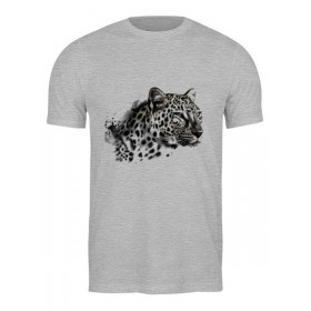 Мужская футболка с принтом гепард ,  |  | Тематика изображения на принте: 