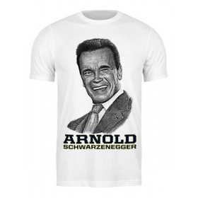 Мужская футболка с принтом Arnold Schwarzenegger ,  |  | 