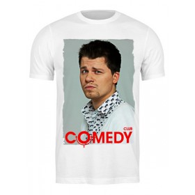 Мужская футболка с принтом Comedy Club ,  |  | Тематика изображения на принте: 