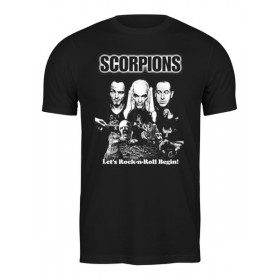 Мужская футболка с принтом Scorpions Band ,  |  | 