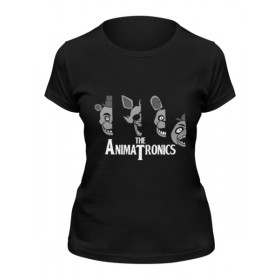 Женская футболка с принтом Animatronics (Пять ночей у Фредди) ,  |  | 