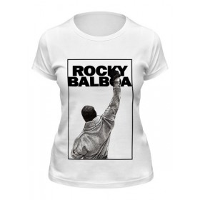 Женская футболка с принтом Rocky Balboa ,  |  | 