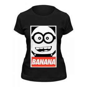 Женская футболка с принтом Banana ,  |  | 