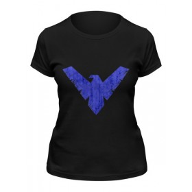 Женская футболка с принтом Найтвинг (Nightwing) ,  |  | 