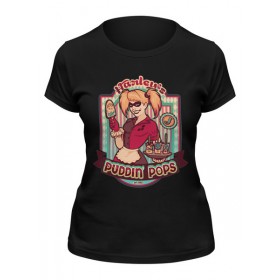 Женская футболка с принтом Харли Квинн (Harley Quinn) ,  |  | 