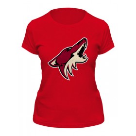 Женская футболка с принтом Arizona Coyotes ,  |  | 