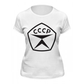 Женская футболка с принтом ГОСТ в СССР ,  |  | 