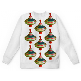 full_print_kids_sweatshirt с принтом Винтажная игрушка ,  |  | 