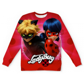 full_print_kids_sweatshirt с принтом Леди Баг и Супер-кот ,  |  | 