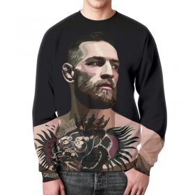 full_print_sweatshirt с принтом Конор МакГрегор ,  |  | 