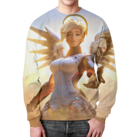 full_print_sweatshirt с принтом Overwatch ,  |  | 