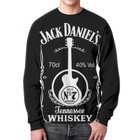 full_print_sweatshirt с принтом Jack Daniels ,  |  | 