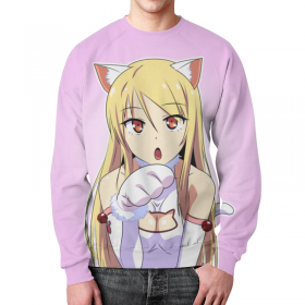 full_print_sweatshirt с принтом Кошечка из Сакурасо ,  |  | 