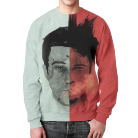 full_print_sweatshirt с принтом Бойцовский Клуб (Fight Club) ,  |  | 