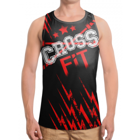 full_print_tanktop с принтом CROSSFIT ,  |  | 