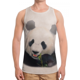 full_print_tanktop с принтом Панда ,  |  | 