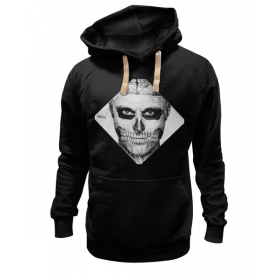 hoodie с принтом Rick Genest ,  |  | Тематика изображения на принте: 