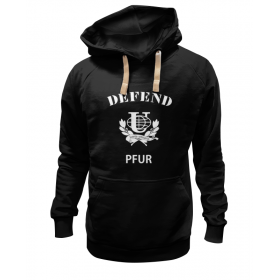hoodie с принтом Defend PFUR ,  |  | Тематика изображения на принте: 