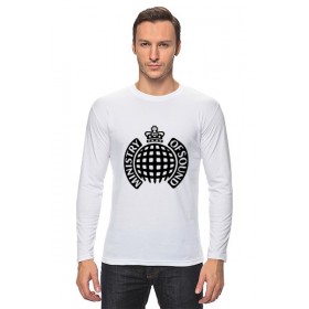 Мужской лонгслив с принтом ministry of sound , Хлопок |  | 