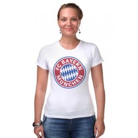 Женская футболка стрэйч с принтом Бавария Мюнхен ,  |  | 