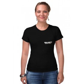 Женская футболка стрэйч с принтом Call of duty black ops 2 ,  |  | 