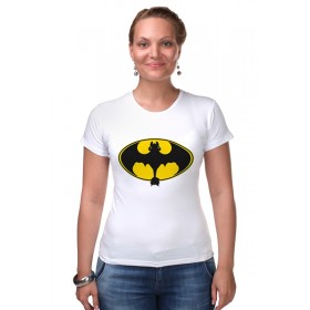 Женская футболка стрэйч с принтом Night Fury x Batman ,  |  | 