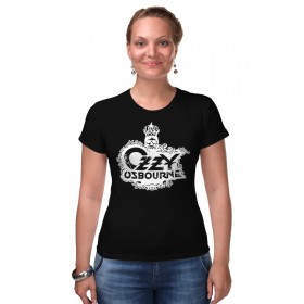 Женская футболка стрэйч с принтом Ozzy Osbourne ,  |  | 