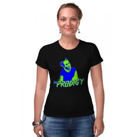 Женская футболка стрэйч с принтом Prodigy ,  |  | 