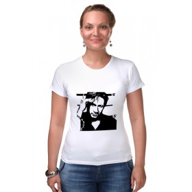 Женская футболка стрэйч с принтом Hank Moody (Хэнк Муди), Californication ,  |  | 