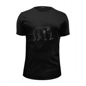 Мужская футболка Premium с принтом Radiohead King of Limbs T-Shirt Black , Белый, черный, серый меланж, голубой: 100% хлопок, плотность 160 гр. Остальные цвета: 92% хлопок, 8% лайкра, плотность 170-180гр. |  | 