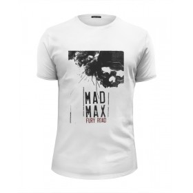 Мужская футболка Premium с принтом Mad Max / Безумный Макс , Белый, черный, серый меланж, голубой: 100% хлопок, плотность 160 гр. Остальные цвета: 92% хлопок, 8% лайкра, плотность 170-180гр. |  | 