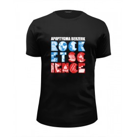 Мужская футболка Premium с принтом Apoptygma Berzerk. Rocket Science , Белый, черный, серый меланж, голубой: 100% хлопок, плотность 160 гр. Остальные цвета: 92% хлопок, 8% лайкра, плотность 170-180гр. |  | 