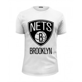 Мужская футболка Premium с принтом Бруклин Нетс (Brooklyn Nets) , Белый, черный, серый меланж, голубой: 100% хлопок, плотность 160 гр. Остальные цвета: 92% хлопок, 8% лайкра, плотность 170-180гр. |  | 