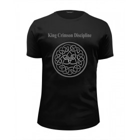 Мужская футболка Premium с принтом King Crimson , Белый, черный, серый меланж, голубой: 100% хлопок, плотность 160 гр. Остальные цвета: 92% хлопок, 8% лайкра, плотность 170-180гр. |  | 