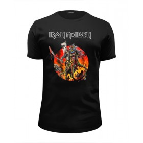 Мужская футболка Premium с принтом Iron Maiden Band , Белый, черный, серый меланж, голубой: 100% хлопок, плотность 160 гр. Остальные цвета: 92% хлопок, 8% лайкра, плотность 170-180гр. |  | Тематика изображения на принте: 