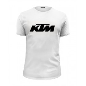 Мужская футболка Premium с принтом KTM moto , Белый, черный, серый меланж, голубой: 100% хлопок, плотность 160 гр. Остальные цвета: 92% хлопок, 8% лайкра, плотность 170-180гр. |  | Тематика изображения на принте: 