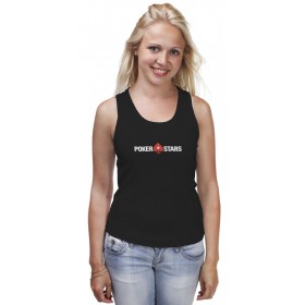 woman_tanktop с принтом POKERSTARS ,  |  | Тематика изображения на принте: 