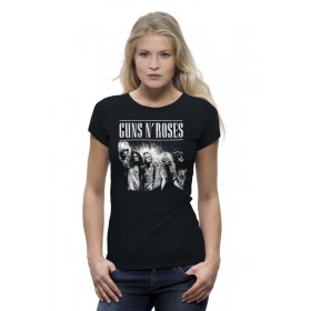 Женская футболка Premium с принтом Guns n roses ,  |  | 