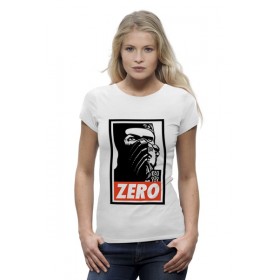 Женская футболка Premium с принтом Саб-Зиро (Мортал Комбат) ,  |  | 