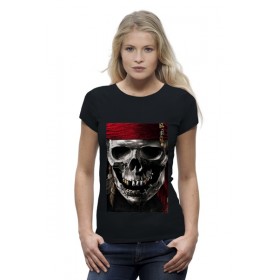 Женская футболка Premium с принтом пираты карибского моря ,  |  | 