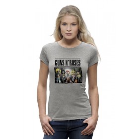 Женская футболка Premium с принтом Guns N Roses ,  |  | 