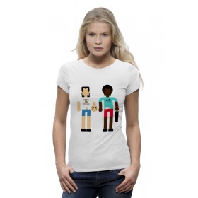 Женская футболка Premium с принтом Криминальное Чтиво (Pulp Fiction) ,  |  | 