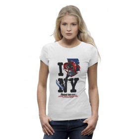 Женская футболка Premium с принтом Friday the 13th / I love NY ,  |  | 