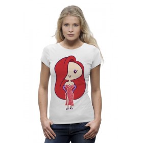 Женская футболка Premium с принтом Джессика Рэббит ,  |  | 